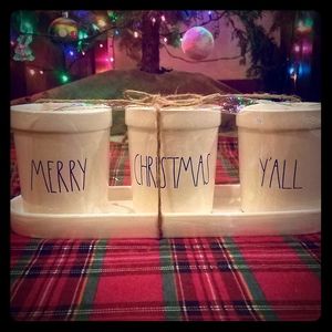 Rae Dunn Merry Christmas Y'all set